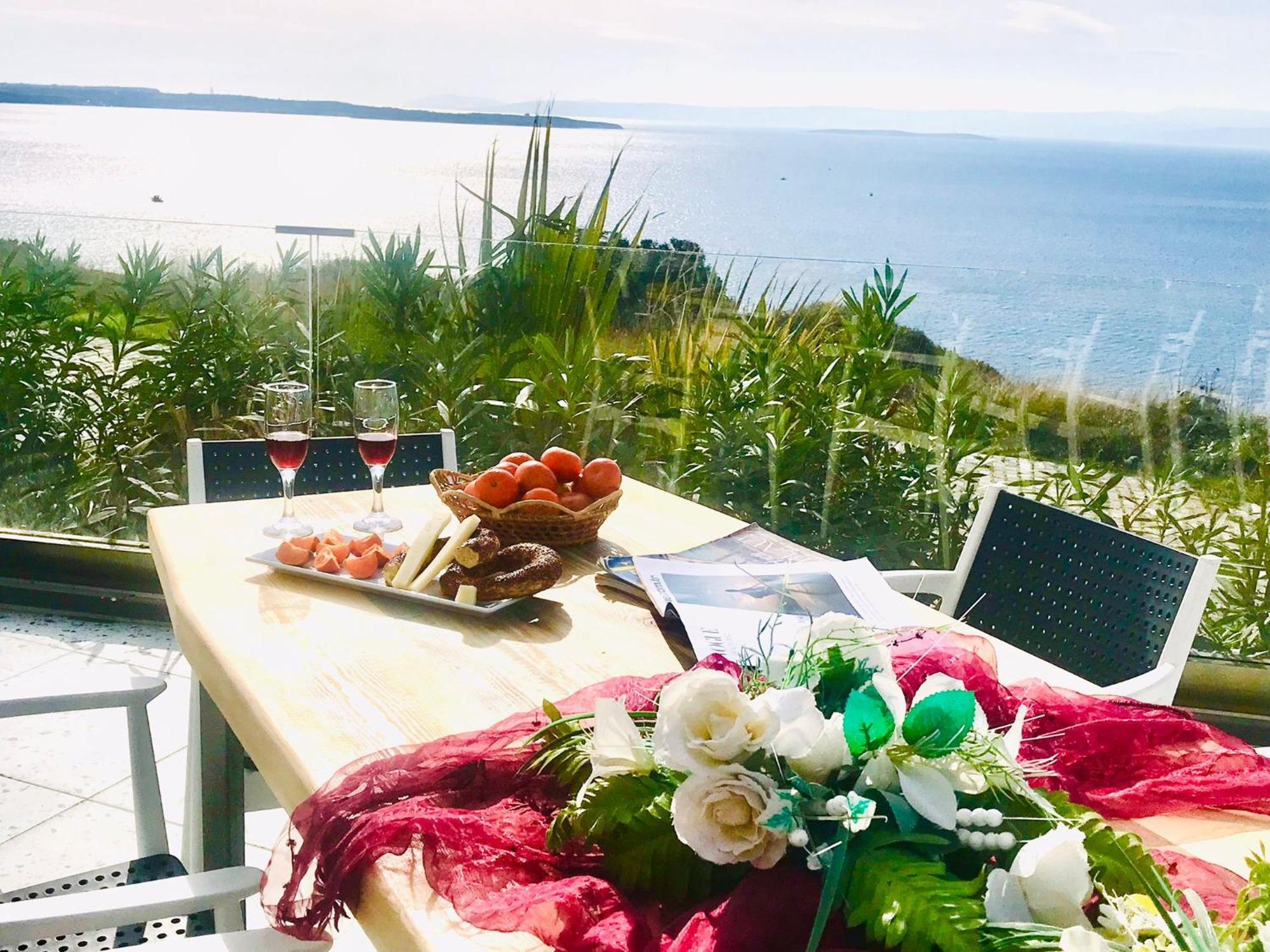 Mavi Panorama Villa Çeşme Exteriör bild