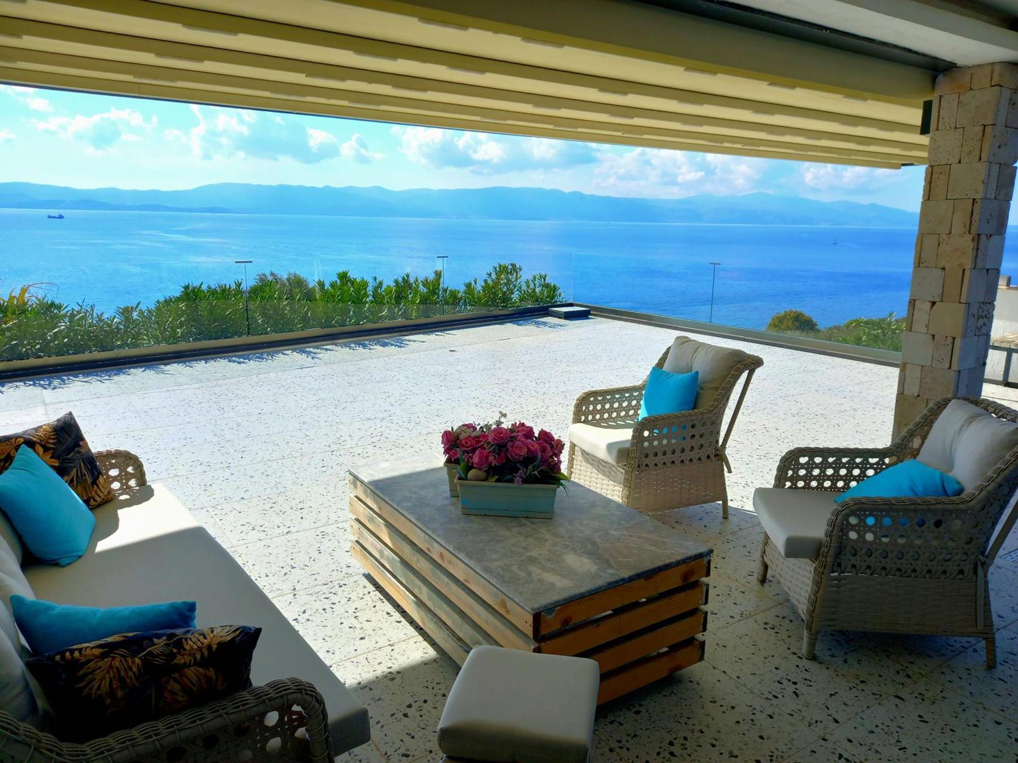 Mavi Panorama Villa Çeşme Exteriör bild